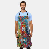 Portugiesische Muster Schürze (Getragen)