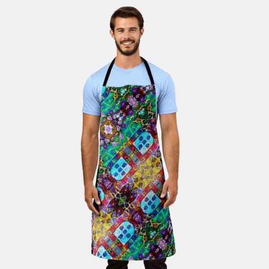 Portugiesische Muster Schürze (Getragen)