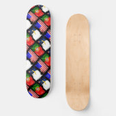 Portugiesische Muster Skateboard (Vorderseite)