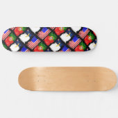 Portugiesische Muster Skateboard (Horizontal)
