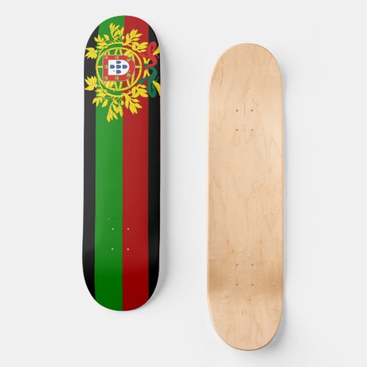 Portugiesische Muster Skateboard (Vorderseite)