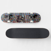 Portugiesische Muster Skateboard (Horizontal)