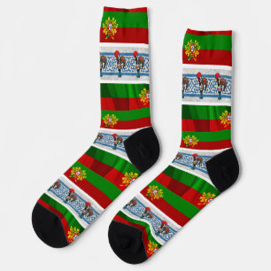 Portugiesische Muster Socken