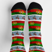 Portugiesische Muster Socken (Oben)