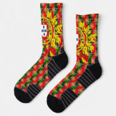 Portugiesische Muster Socken (Links)