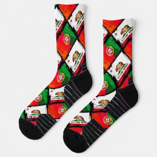 Portugiesische Muster Socken (Links)