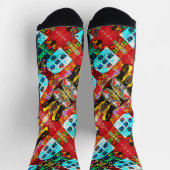 Portugiesische Muster Socken (Oben)