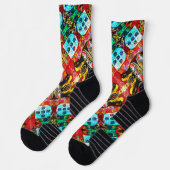 Portugiesische Muster Socken (Links)