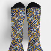 Portugiesische Muster Socken (Oben)