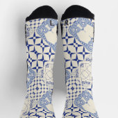 Portugiesische Muster Socken (Oben)