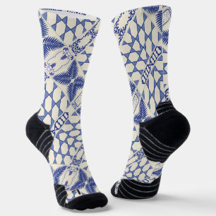Portugiesische Muster Socken