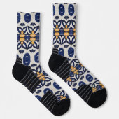 Portugiesische Muster Socken (Rechts)