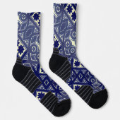 Portugiesische Muster Socken (Rechts)