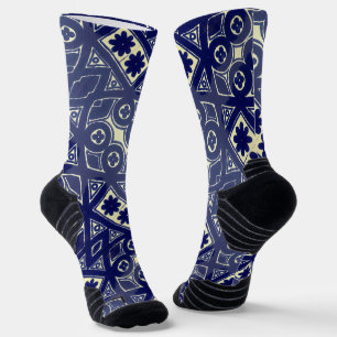 Portugiesische Muster Socken