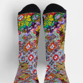 Portugiesische Muster Socken (Oben)