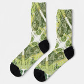 Portugiesische Muster Socken (Linkes Detail)