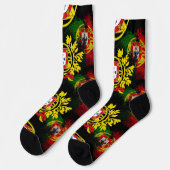 Portugiesische Muster Socken (Linkes Detail)