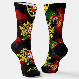 Portugiesische Muster Socken