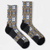 Portugiesische Muster Socken (Rechts)