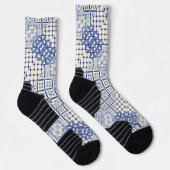 Portugiesische Muster Socken (Rechts)