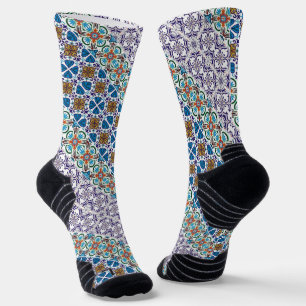 Portugiesische Muster Socken