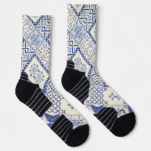 Portugiesische Muster Socken (Rechts)