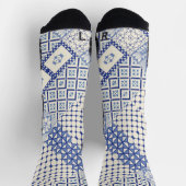 Portugiesische Muster Socken (Oben)