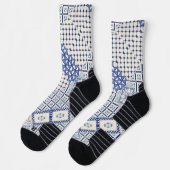 Portugiesische Muster Socken (Links)