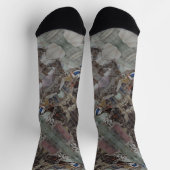 Portugiesische Muster Socken (Oben)