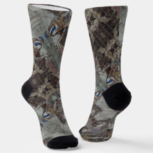 Portugiesische Muster Socken