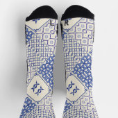 Portugiesische Muster Socken (Oben)