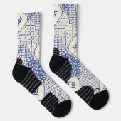 Portugiesische Muster Socken (Rechts)