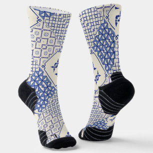 Portugiesische Muster Socken