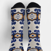 Portugiesische Muster Socken (Oben)