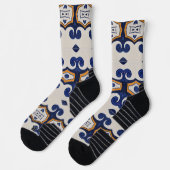 Portugiesische Muster Socken (Links)