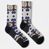 Portugiesische Muster Socken (Rechts)