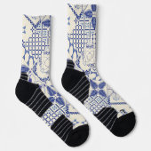 Portugiesische Muster Socken (Rechts)