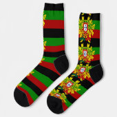 Portugiesische Muster Socken (Linkes Detail)