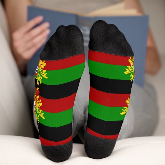 Portugiesische Muster Socken (Unterseite)