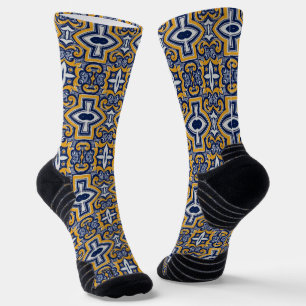 Portugiesische Muster Socken