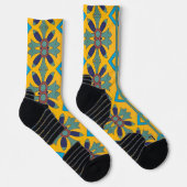 Portugiesische Muster Socken (Rechts)