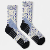Portugiesische Muster Socken (Rechts)