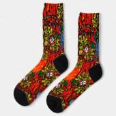 Portugiesische Muster Socken (Linkes Detail)