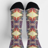 Portugiesische Muster Socken (Oben)
