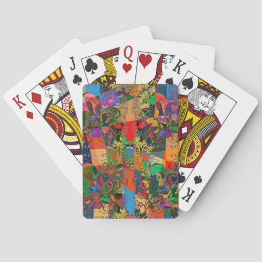 Portugiesische Muster Spielkarten (Rückseite)