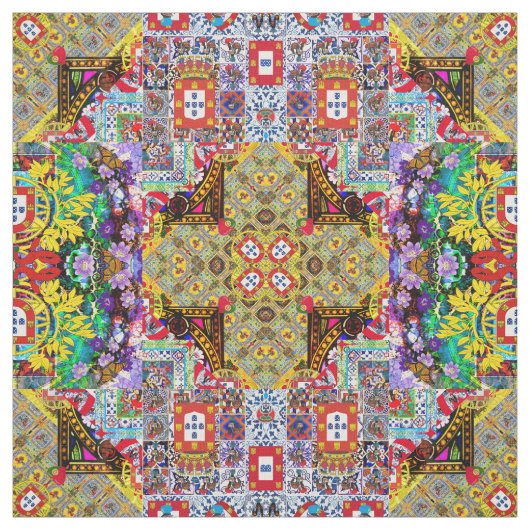 Portugiesische Muster Stoff (Muster)