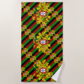 Portugiesische Muster Strandtuch (Vorderseite)