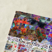 Portugiesische Muster Strandtuch (Beispiel)