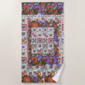 Portugiesische Muster Strandtuch (Vorderseite)