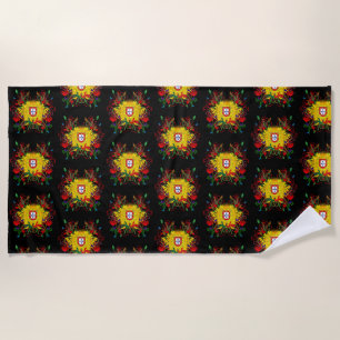 Portugiesische Muster Strandtuch